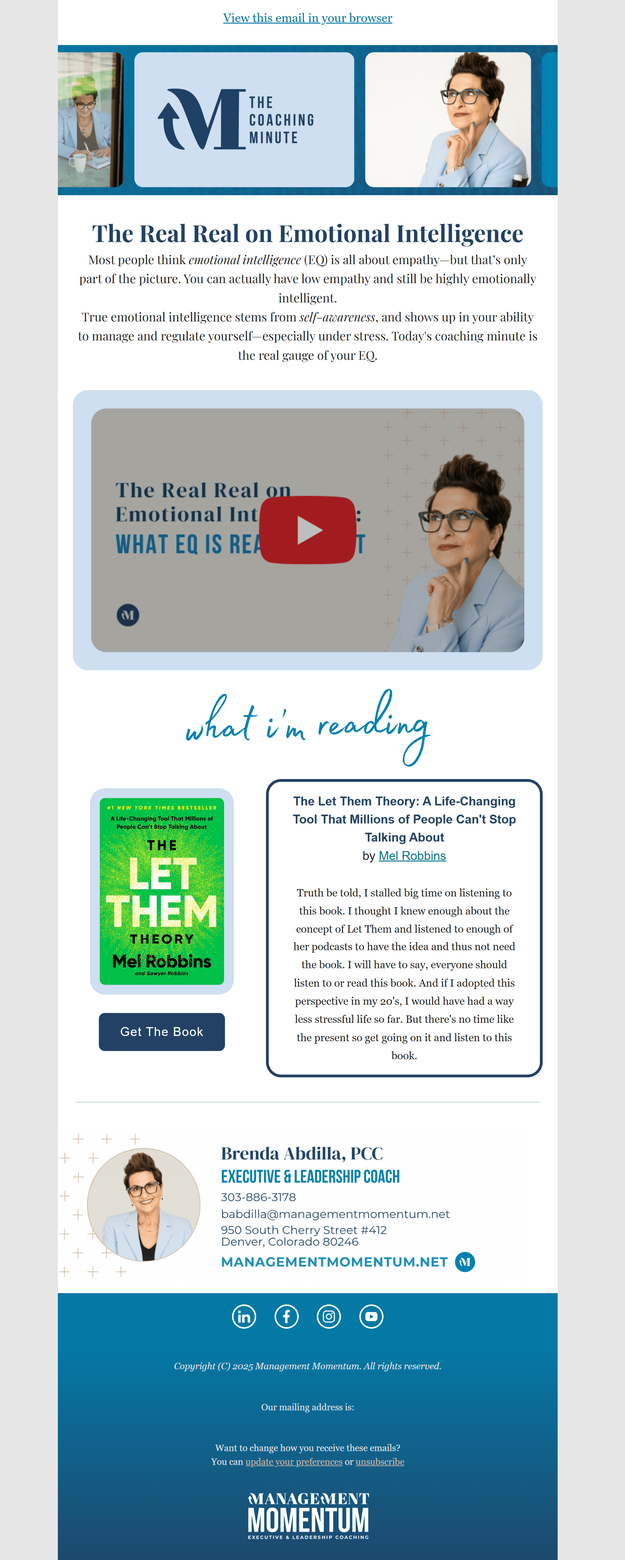 Management Momentum website redesign