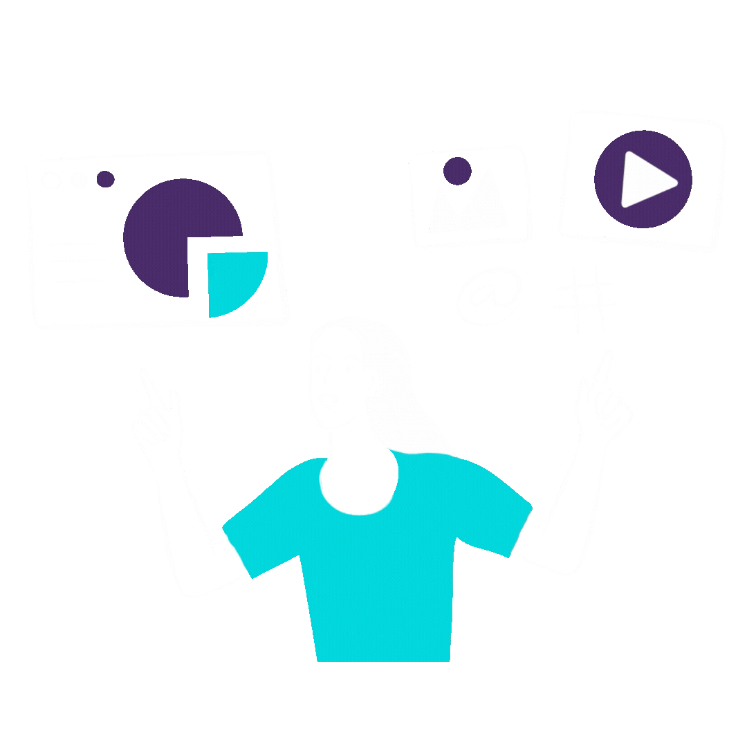 AI-powered marketing illustration